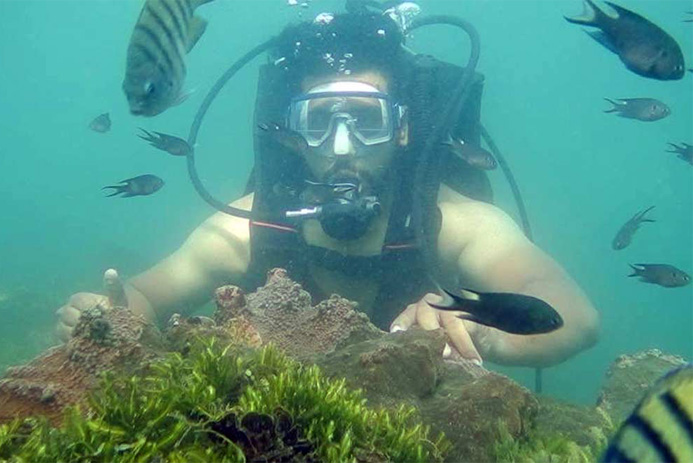 Scuba diving in tarkarli